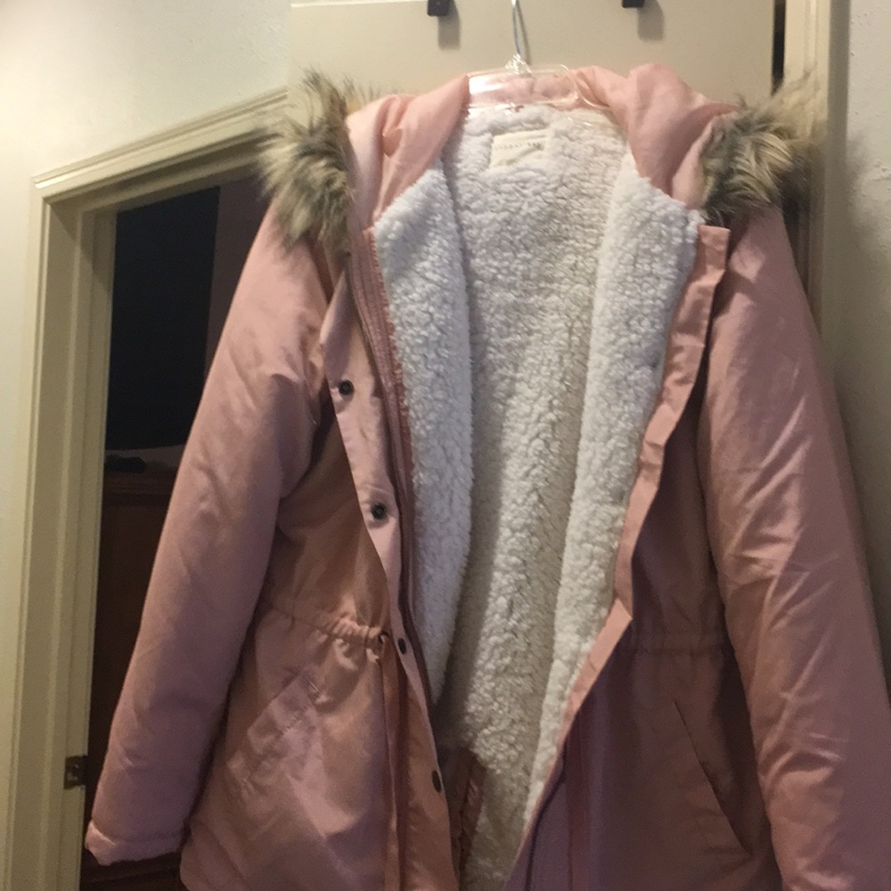 Copper Key Faux Fur jacket